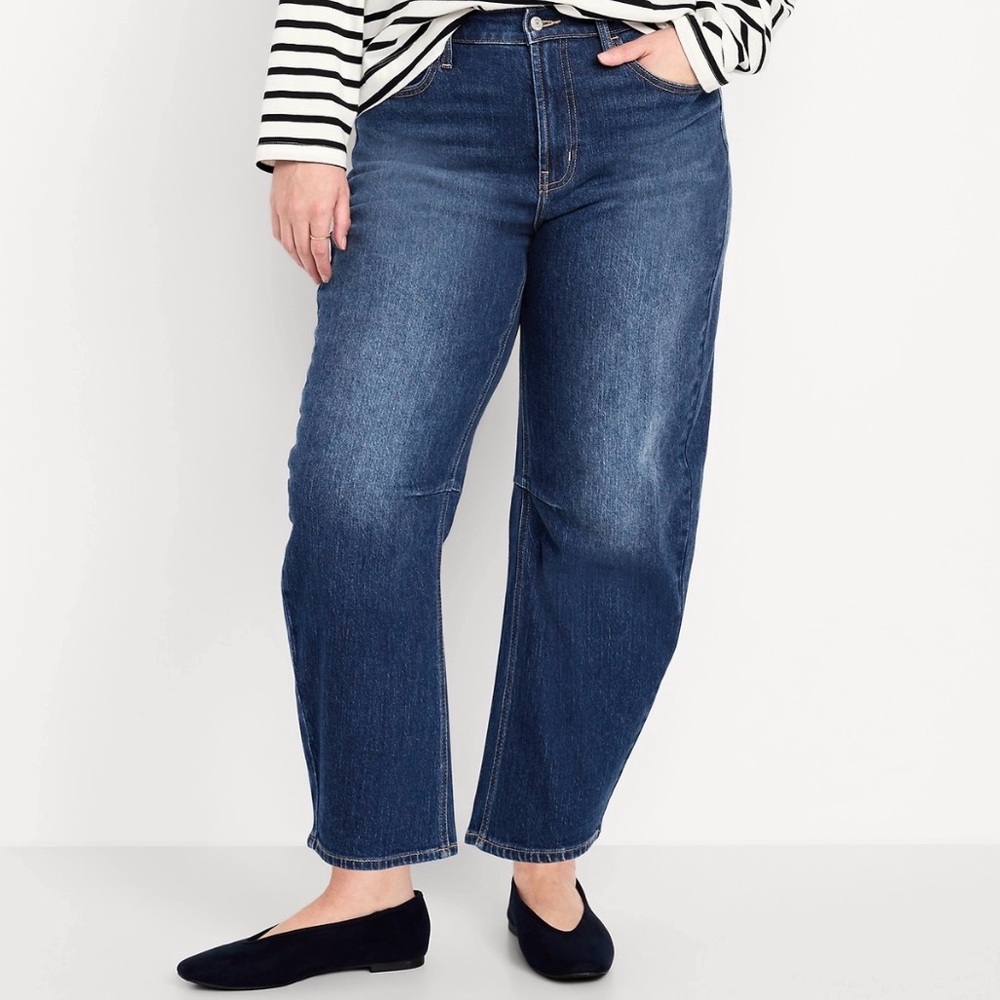 Old Navy barrel leg jeans